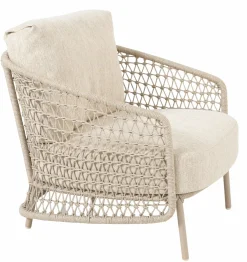 4 SEASONS OUTDOOR Gartensessel Rope braun^ Lounge Sessel