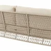 4 SEASONS OUTDOOR Gartensofa Rope 3-Sitzer braun^ Lounge Sessel