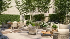 4 SEASONS OUTDOOR Gartensofa Rope 3-Sitzer braun^ Lounge Sessel