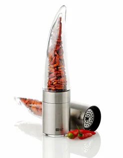 Küchenzubehör>AdHoc Chilischneider silberfarbentransparent