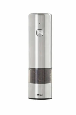 Gewürzmühlen & Streuer>AdHoc Elektrische Pfeffer-/Salzmühle silberfarben
