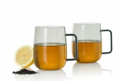 AdHoc 2er Tasse 560ml grau^ Kaffee & Teegläser