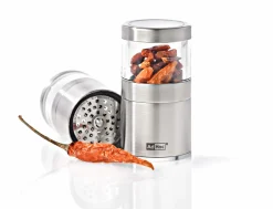 AdHoc Mini Chili-/Gewürzschneider silberfarbentransparent^ Küchenzubehör
