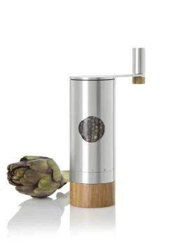 AdHoc Pfeffer-/Salzmühle braunsilberfarben^ Gewürzmühlen & Streuer