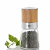 AdHoc Pfeffer-/Salzmühle braunsilberfarben^ Gewürzmühlen & Streuer