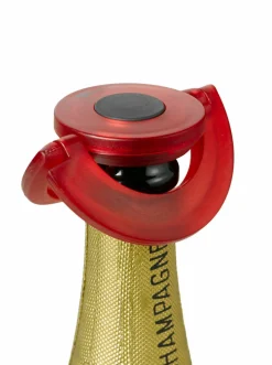 AdHoc Sekt-/Champagnerverschluss rot^ Barzubehör