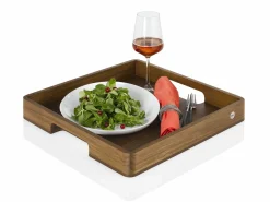 AdHoc Serviertablett 40x40cm braun^ Tabletts