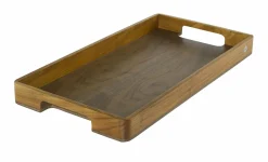 Tabletts>AdHoc Serviertablett 31x60cm braun