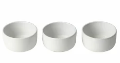 Schüsseln & Schalen>Aida 3er Minischale 7,5cm weiß