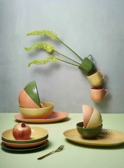 Aida Pastateller 23cm grün^ Pasta & Pizzateller