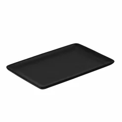 Aida Tecller eckig 23,5cm schwarz^ Speiseteller