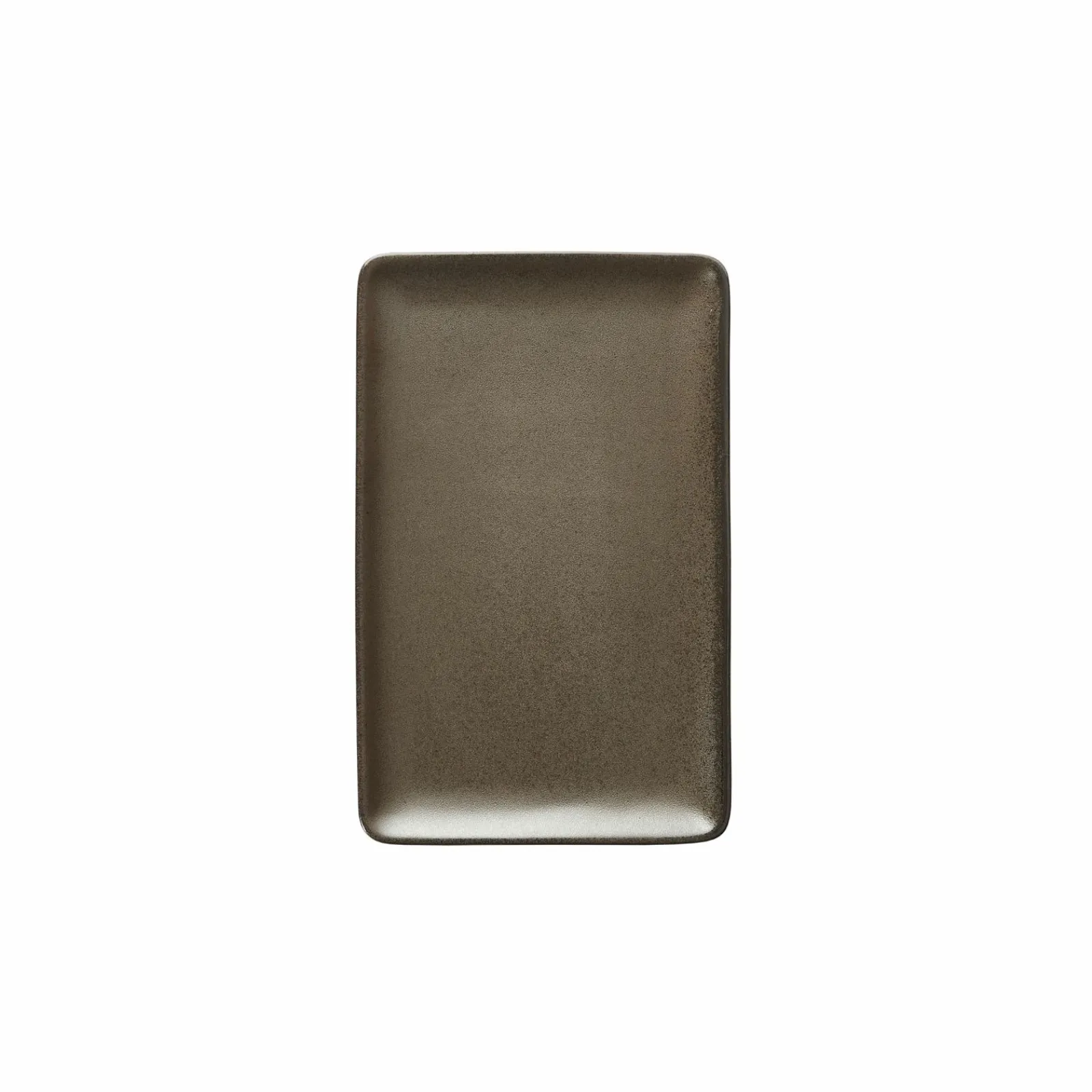 Aida Teller eckig 23,5x15cm braun^ Speiseteller