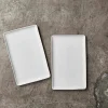 Aida Teller eckig 31,5x20cm weiß^ Speiseteller