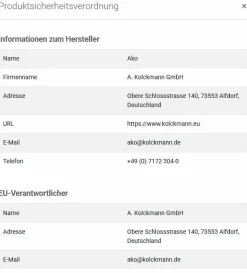 Ako Kolckmann Teppichunterlage weiß^ Moderne Teppiche
