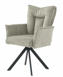 Esszimmerstühle> Armlehnstuhl drehbar beige