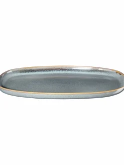 Serviergeschirr>ASA Platte 31x18cm blau