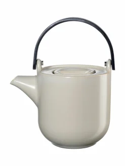 ASA Teekanne mit Holzgriff 600ml beige^ Teekannen