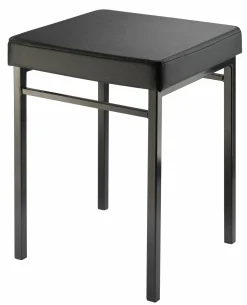 Badhocker schwarz^ Badaccessoires