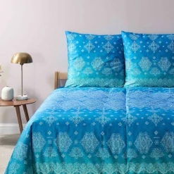 Bassetti Satin-Bettwäsche blau^ Satin