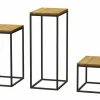 Beistelltisch 3`er Set braun^ Couch- & Beistelltische