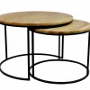 Couch- & Beistelltische> Beistelltisch 2`er Set braun