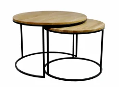 Couch- & Beistelltische> Beistelltisch 2`er Set braun