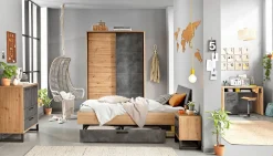 Komplettzimmer> Bett grau