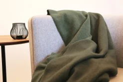 Biederlack Plaid grün^ Wohndecken