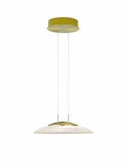 Pendelleuchten>B-Leuchten FINDUS LED-Pendelleuchte 1flg gelb