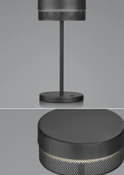 Außen Tischleuchten|Akku Tischleuchten>B-Leuchten LED - Akku - Tischleuchte 1flg schwarz