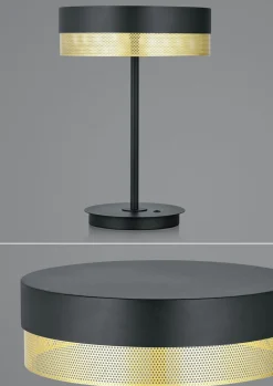 B-Leuchten LED - Tischleuchte 1flg schwarz^ Tischleuchten