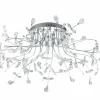 B-Leuchten LED-Deckenleuchte 8flg silberfarben^ Deckenleuchten