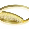 B-Leuchten LED-Deckenleuchte 1flg goldfarben^ Deckenleuchten
