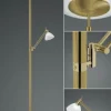 B-Leuchten LED-Stehleuchte 2flg braun^ Stehleuchten