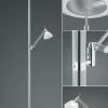 Stehleuchten>B-Leuchten LED-Stehleuchte 2flg silberfarben