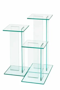 Blumensäule transparent^ Couch- & Beistelltische
