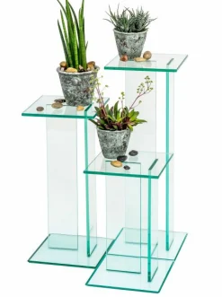 Couch- & Beistelltische> Blumensäule transparent