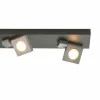 Bopp Leuchten LED-Deckenleuchte 2flg grausilberfarben^ Deckenleuchten