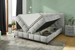 Boxbett grau^ Boxspringbetten|Betten