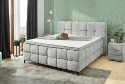 Boxbett grau^ Boxspringbetten|Betten