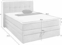 Boxspringbetten|Betten> Boxspringbett beige