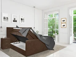Boxspringbett braun^ Boxspringbetten|Betten