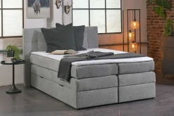 Boxspringbett grau^ Boxspringbetten|Betten