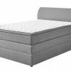 Boxspringbett silberfarben^ Boxspringbetten|Betten