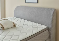 Boxspringbett silberfarben^ Boxspringbetten|Betten