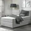 Boxspringbett silberfarben^ Boxspringbetten|Betten