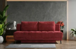 Sofas & Couches|Schlafsofas> Boxspring-Querschläfer rot