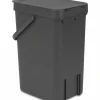 Abfallsammler>Brabantia Abfalleimer 12l grau