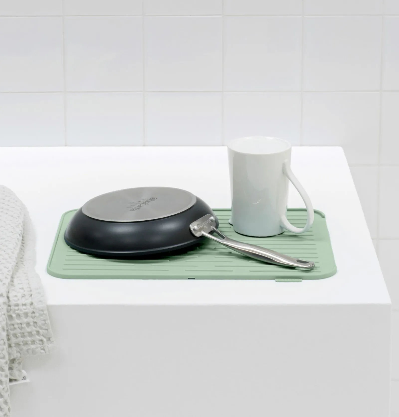 Küchenzubehör>Brabantia Abtropfmatte grün