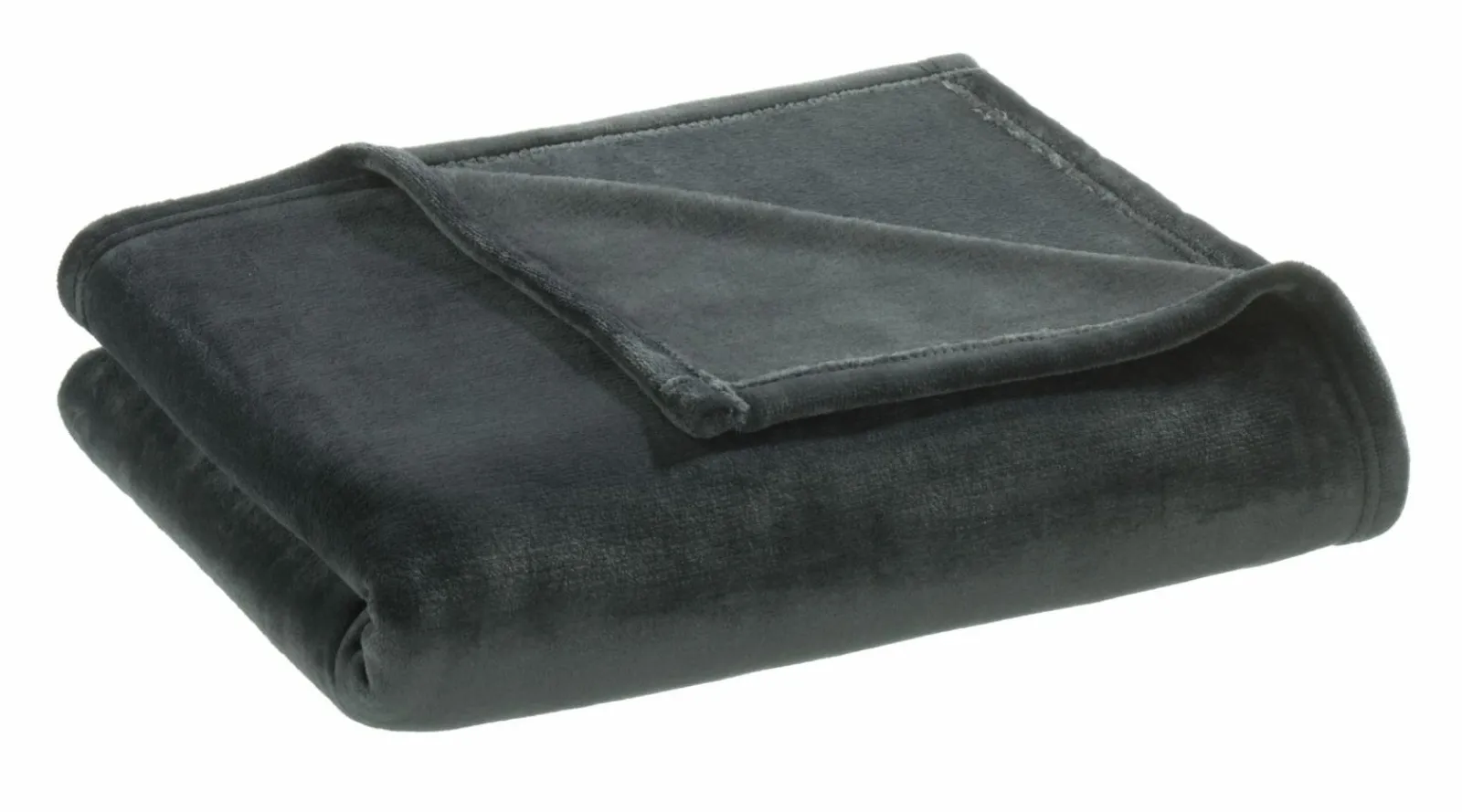 Wohndecken>casa NOVA Flanell-Decke grau
